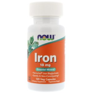 Now foods Iron 18mg